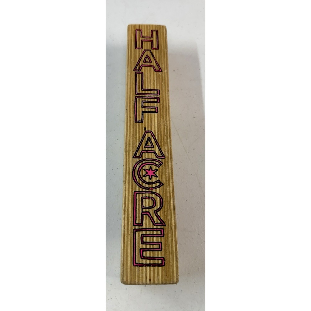 Half Acre Brewery Pony Pilsner Wooden Beer Tap Handle 10" Wood keg